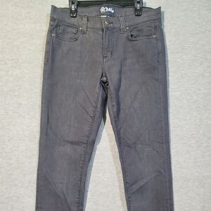 Anlo Jeans Women's 28 Black/dark grey Low Rise Slim Fit Skinny Denim